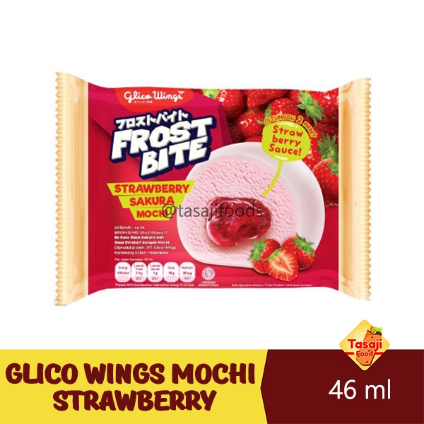 Glico Wings Frost Bite Strawberry Sakura Mochi 46 Ml