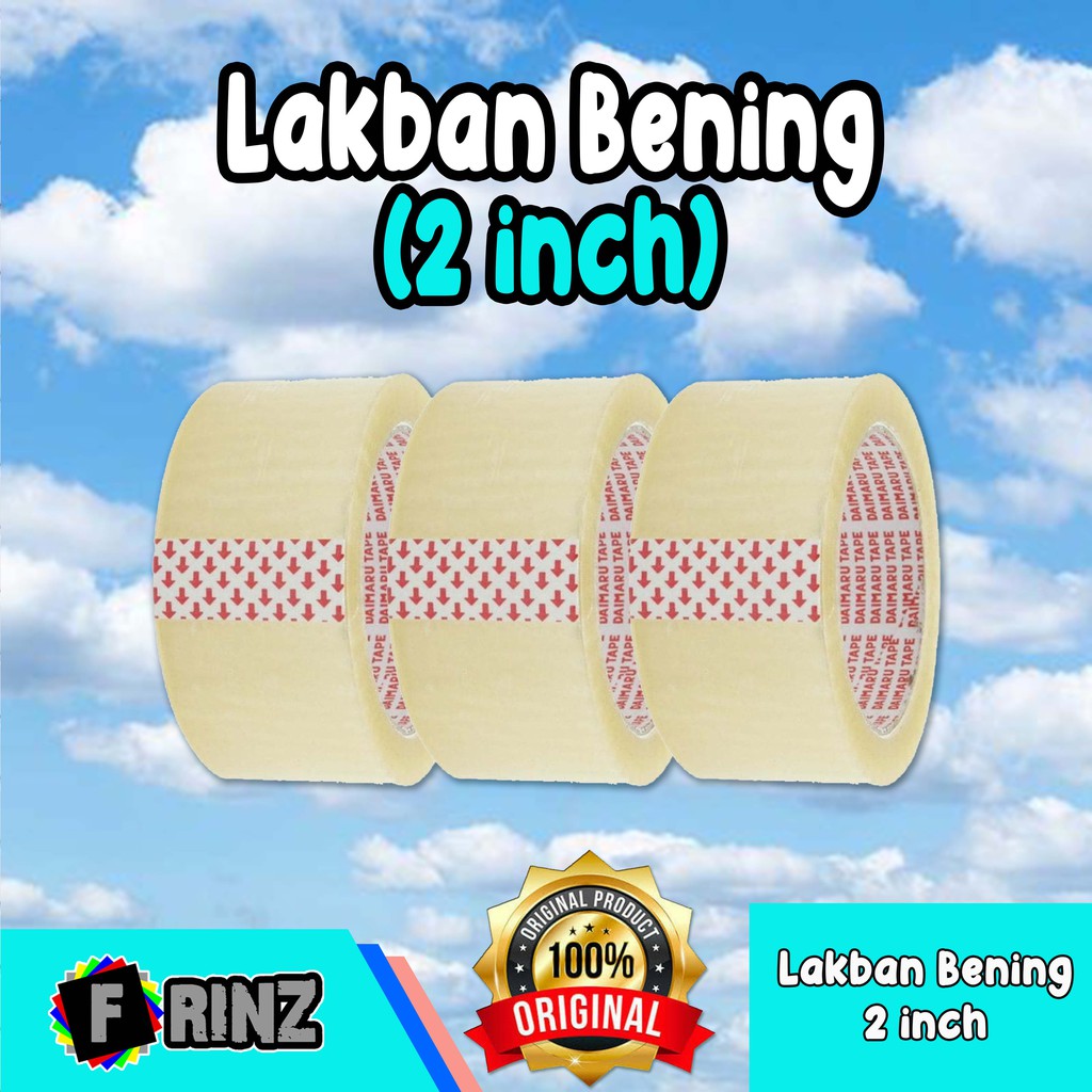 

ATK ~ Lakban Bening 2 inch [1PCS]