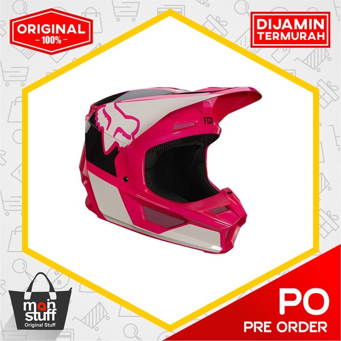 Fox Racing powersports-Helmets V1 REVN Helmet Pink - REVN - Ori