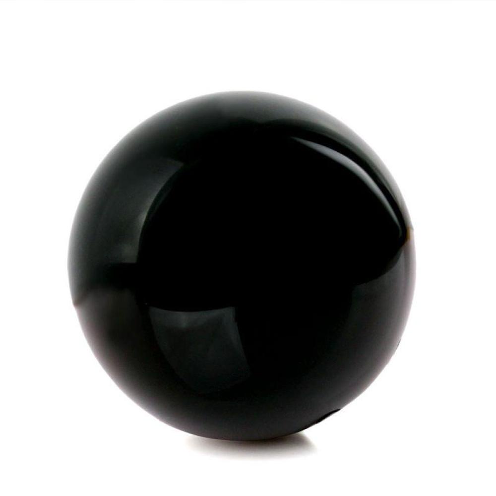Timekey 50mm Bola Kristal Obsidian Hitam Langka Untuk Penyembuhan A9U7