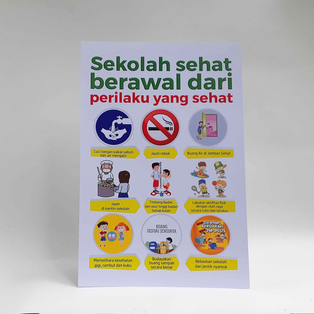 Jual Perilaku Sehat Di Sekolah -PHBS Anak Sekolah - Baru | Shopee Indonesia