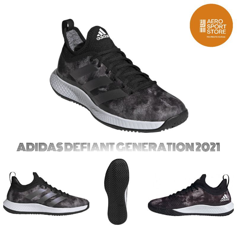 [ SEPATU TENIS LAPANGAN PRIA ADIDAS DEFIANT GENERATION M ORIGINAL ]