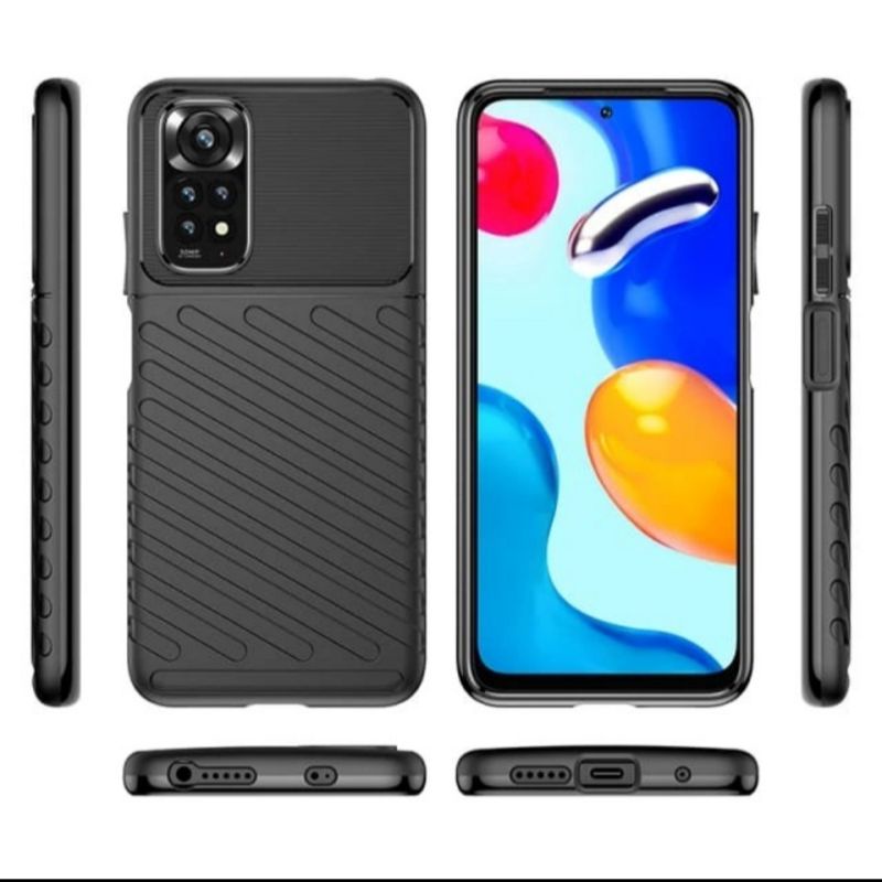 Redmi Note 11 Note 11 Pro 4G 5G soft case RUGGED ARMOR THUNDER PREMIUM