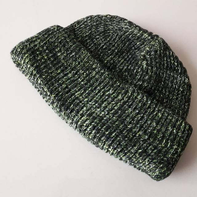 Skate beanie hat green misty/short beanie hat skate series green misty