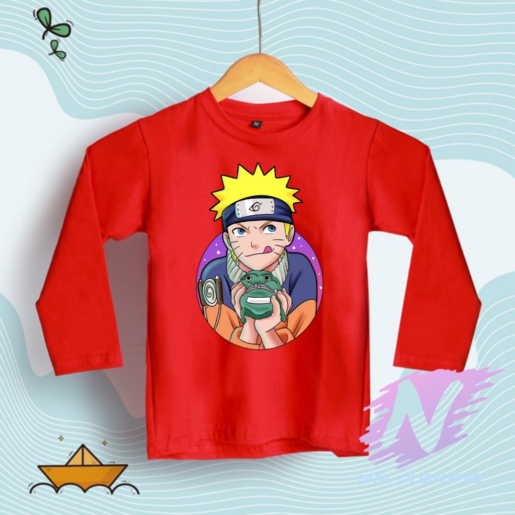 KAOS ANAK LENGAN PANJANG NARUTO KECIL AMINE ANAK