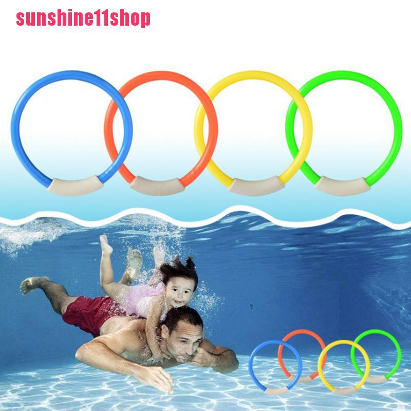 【SHOP】Underwater Swim Pool Diving Toys Summer Swimming Dive Toy Sets Water Rings