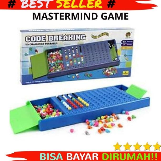Mastermind Game/Code Breaking Board/Papan Mastermind/Mainan Anak