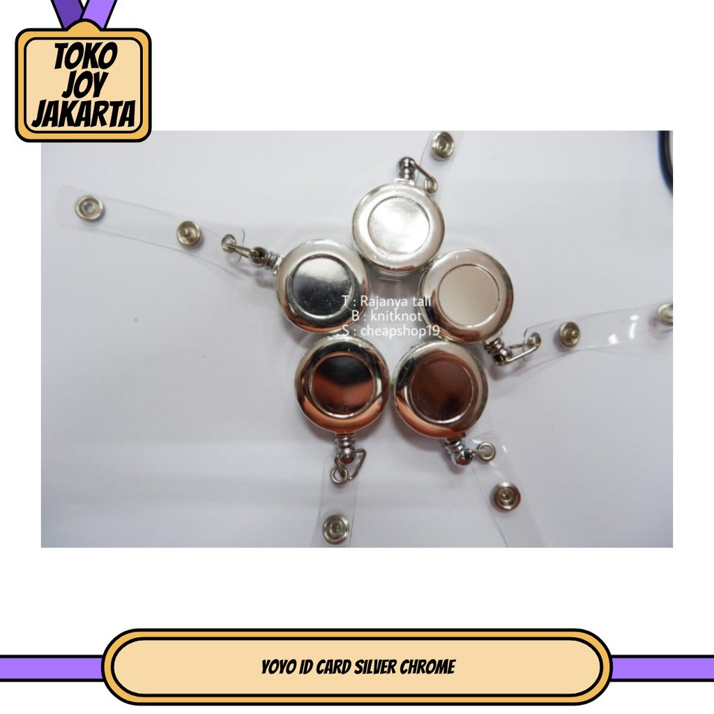 

Yoyo ID Card Silver Chrome