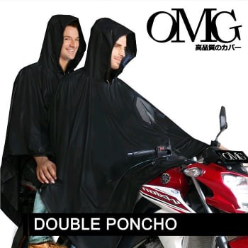 OMG / Jas Hujan Poncho - 2 IN 1 / Poncho Double Dua Kepala