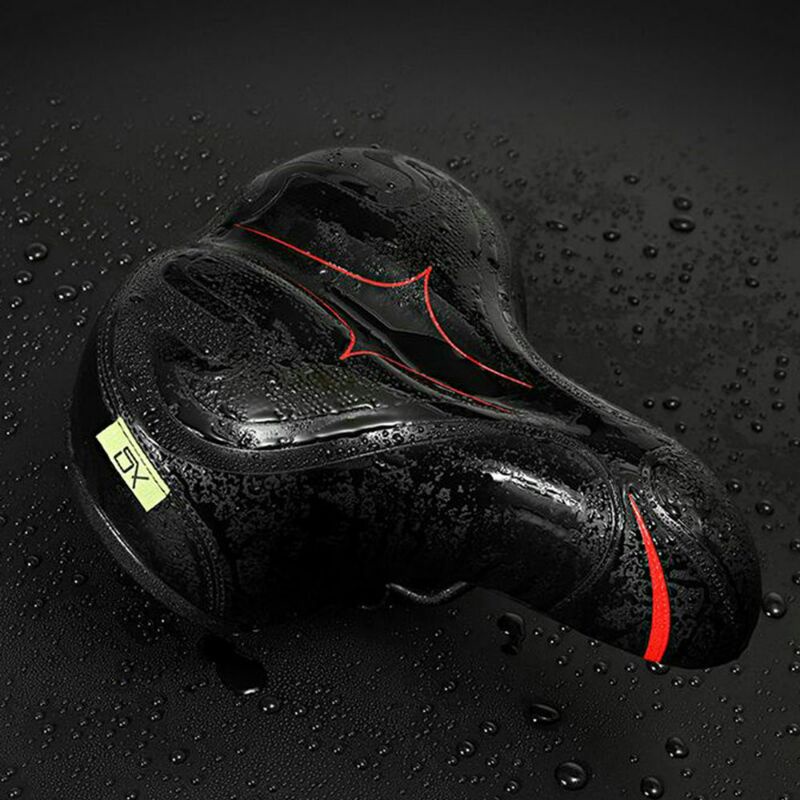 TaffSport Sadel Sepeda Comfortable Spring Shock Absorption Skidproof - SX-2020 - Black