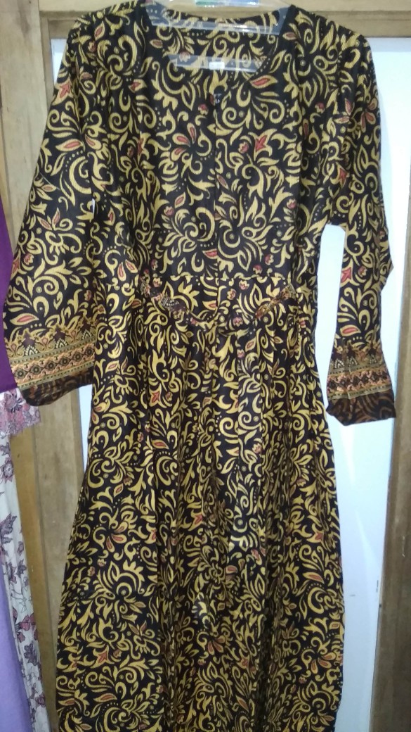 Gamis Batik Manggar, Padi,sekar,cantik,kubis,kipas,daun,kupu,nadine,gendis,kawung,termurah