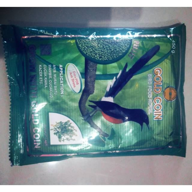 Pakan burung gold coin pakan murai, Anis, Kacer, wambie, cucak dll
