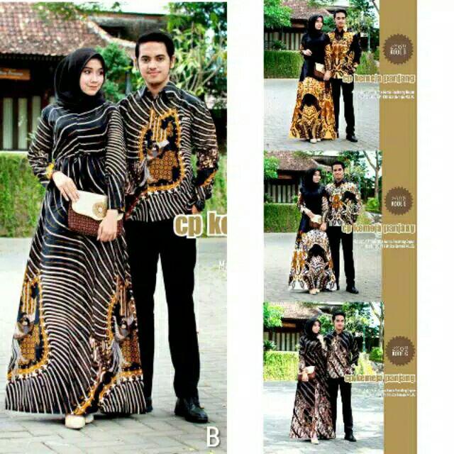 (couple Keluarga ) Batik Couple Keluarga Sania Ruffle Ori Ndoro Jowi Dnt - Candi
