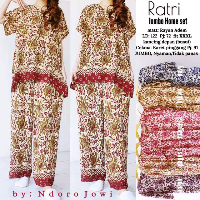 Ratri Jumbo Home Set By Ndoro Jowi