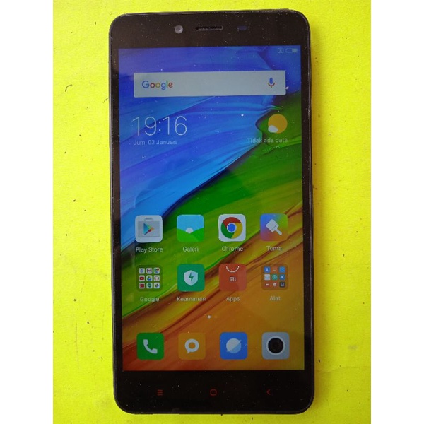 Hp second Xiomi Redmi Note 2 original ram 2/16gb Normal