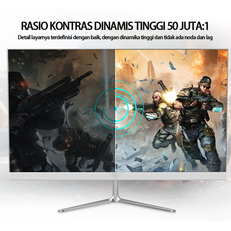 24-inci 144Hz monitor komputer LCD, desktop kantor, gaming, 1080P, layar tanpa batas dengan resolusi-2