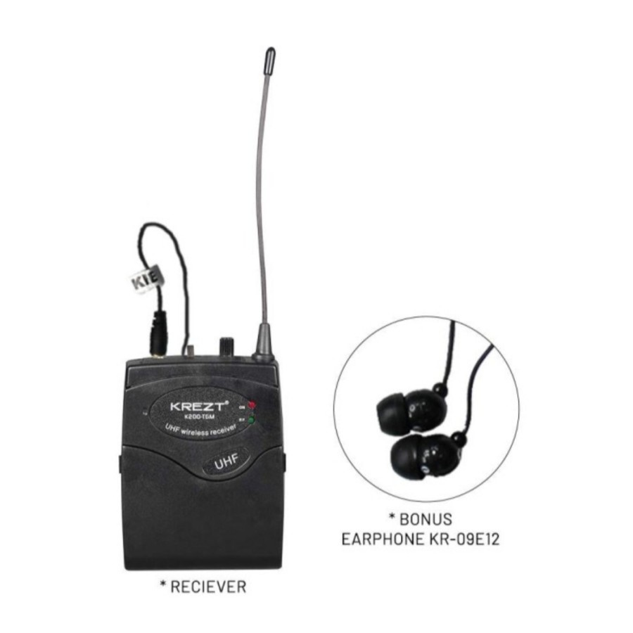 Receiver Wireless Tour Guide Audio System For KREZT K200 TGM (RX-K200)