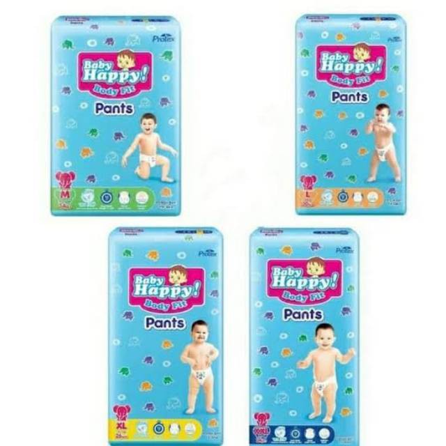 Baby Happy Pants M34+6 L30+4 XL26+4