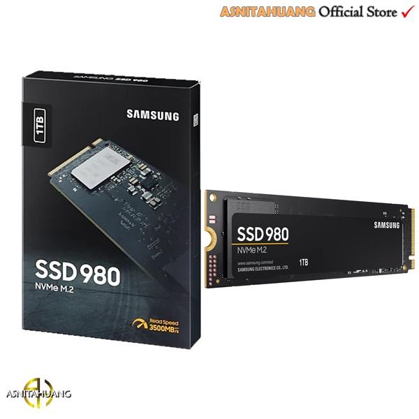 Samsung SSD 980 1TB NVMe M.2 PCIe 3.0 - Samsung 980 1TB M.2 NVMe