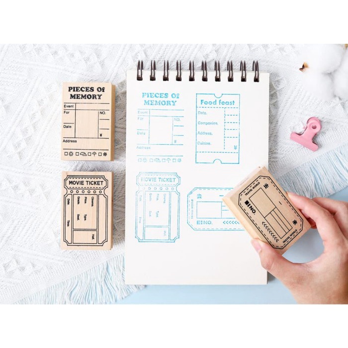 

Produk Stempel Unik The Planning Room Wooden Block Stamp Bagus