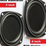 Passive Radiator Diy 4 Inch Speaker Pasif Rakitan Subwoofer Sub Woofer Low Bass Boom Box