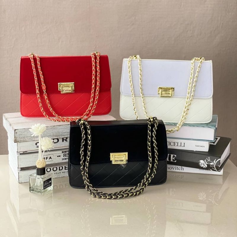 12.12 SALE | CK QUILTED CHAIN SHOULDER BAG