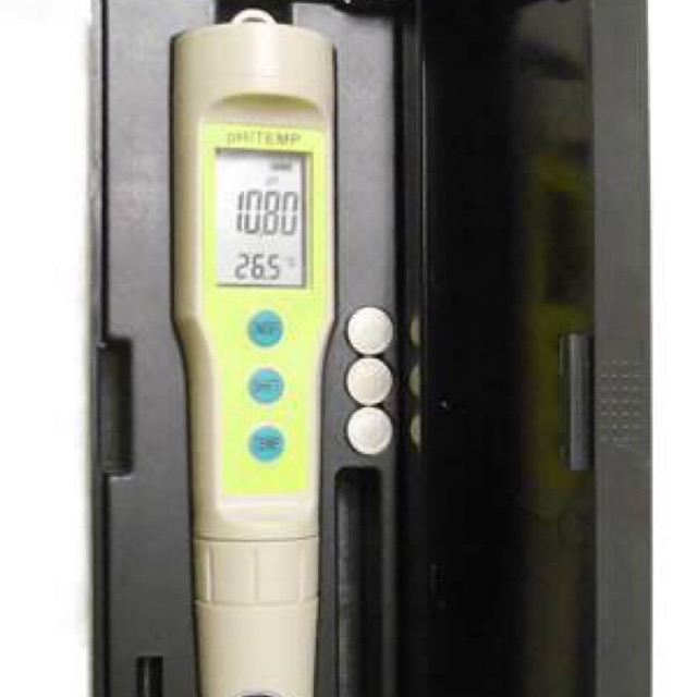 High Accuracy Digital PH Meter Waterproof Air Suhu Temperature + Bubuk Kalibrasi