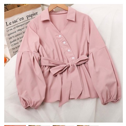 Blouse Parka Basic Parka Murah Blouse Blus Atasan Wanita Baju Wanita Blouse Lengan Panjang Parka