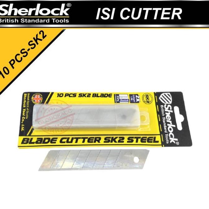

Hot Sale Isi Cutter 10Pcs / Sherlock Pisau Kater Sk2 Diskon