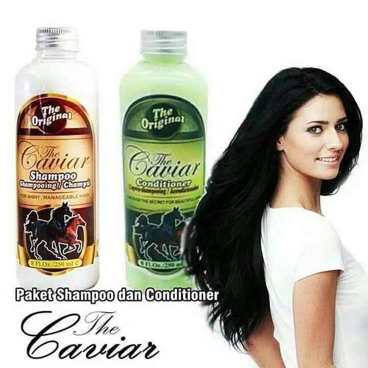 `ღ´ PHINKL `ღ´ The caviar shampoo shampo kuda untuk rambut rusak bercabang pemanjang rambut