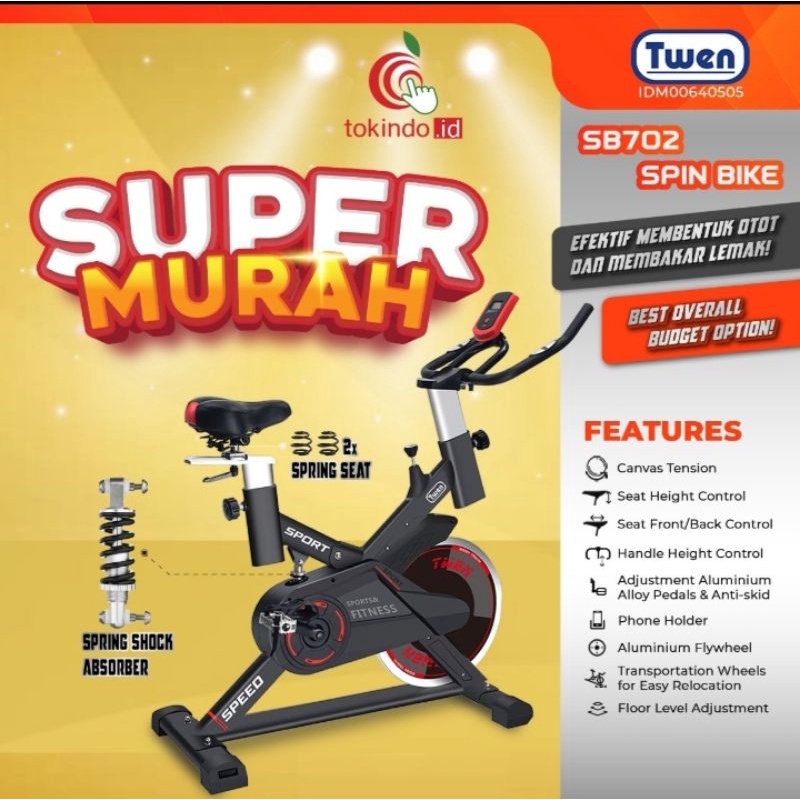 Twen SB702 Spinning Bike Sepeda Statis