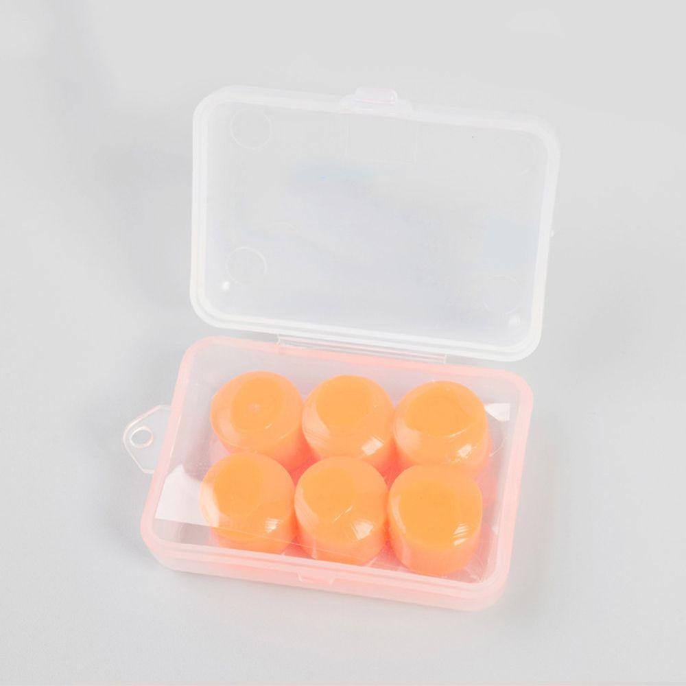 Wonder 3pasang Ear Plugs Penyumbat Telinga Renang Lingkungan Silikon Lembut Anti Berisik