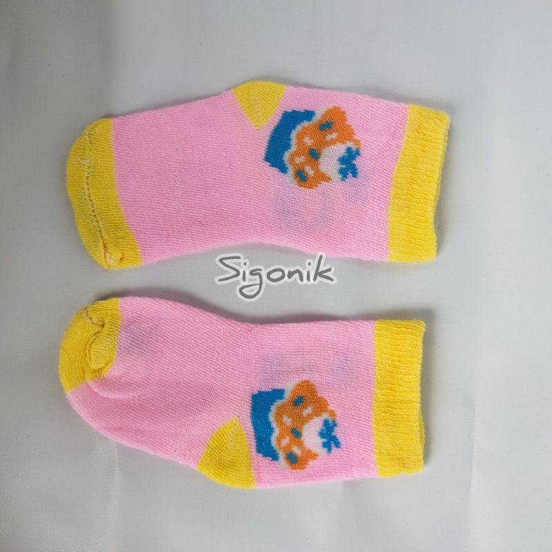 Kaos Kaki Pendek Miti Bayi Baru Lahir (Harga 1 Lusin : 12 pasang) New Born 0-12 Bulan Murah Kado