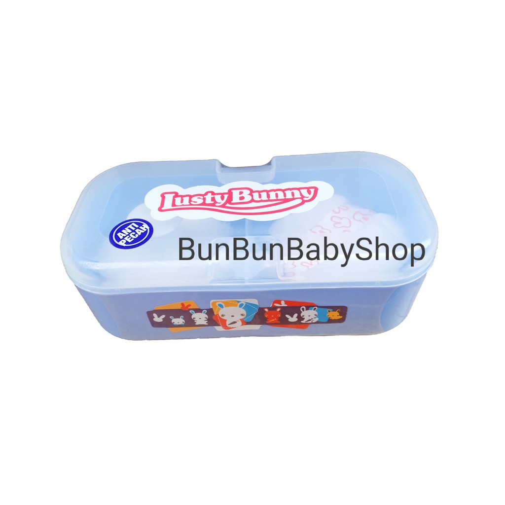 LUSTY BUNNY Tempat Bedak Bayi Tabur Tabor Peralatan Mandi Baby Baru Lahir Newborn Lucu Murah Anak