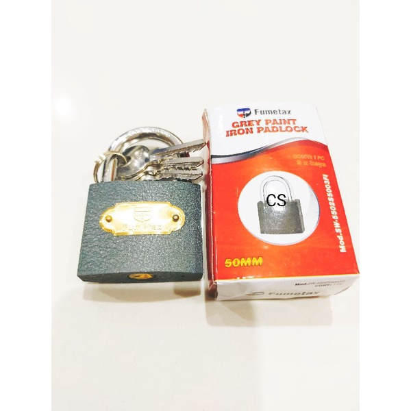 Gembok 50mm leher pendek - Gembok, Pagar,Motor,Kamar Kost