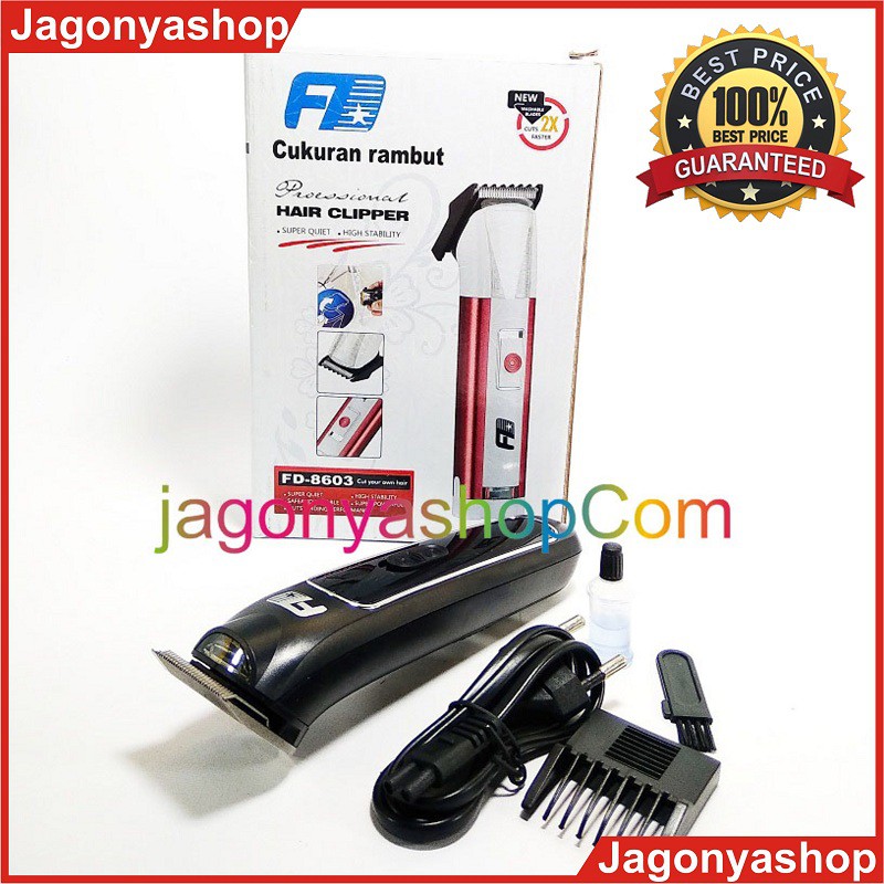 cukur rambut batre charge Hair Clipper FD-8603