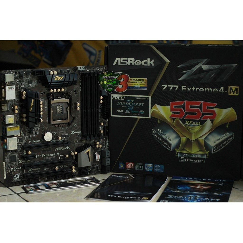 ASRock Z77 Extreme4 M Socket 1155 Full Set