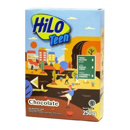 

HI-LO TEEN COKLAT 250G /BOX