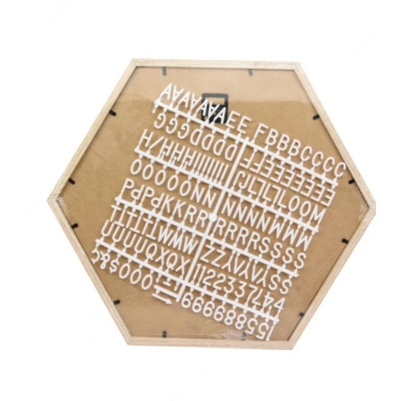 

LETTER BOARD HEXAGON