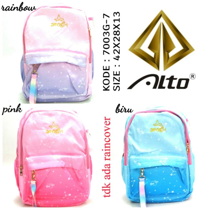 TAS RANSEL SEKOLAH BACKPACK ALTO 7003G-7 TERBARU MURAH