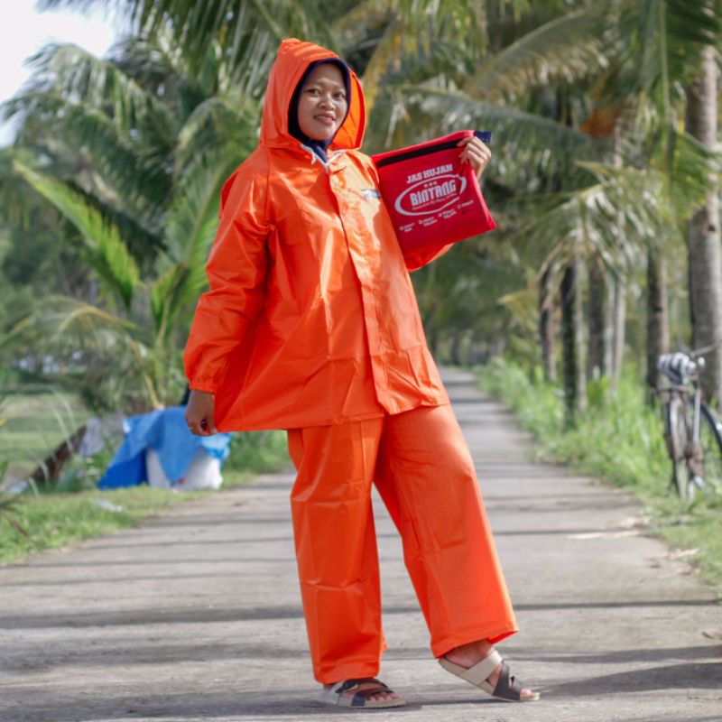 Raincoat Jas Hujan Setelan Pria Wanita Dewasa Bintang Murah Kualitas Import