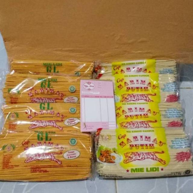 

Mie Lidi 1kg/ Mie Gomak / Milidi / Mie Sumatera / Mie instant