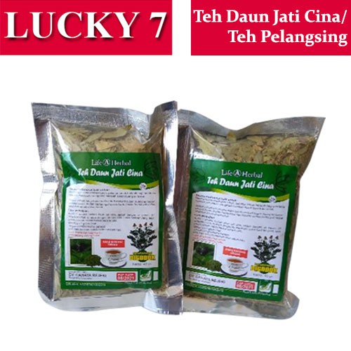 DBI - LANGSING ALAMI !!! Teh Daun Jati Cina - Teh Peluntur Lemak / Teh hijau / Teh Herbal /Teh Pelangsing