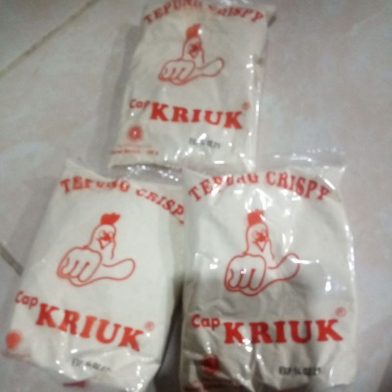 

TEPUNG CAP KRIUK/ TEPUNG CRISPY 10rb dapat 3