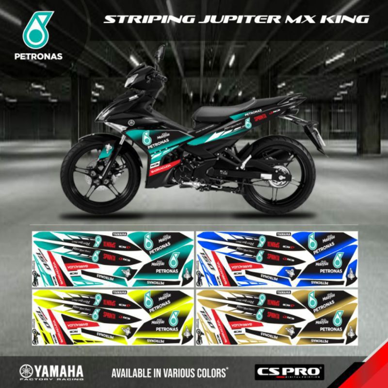 striping motor MX king petronas