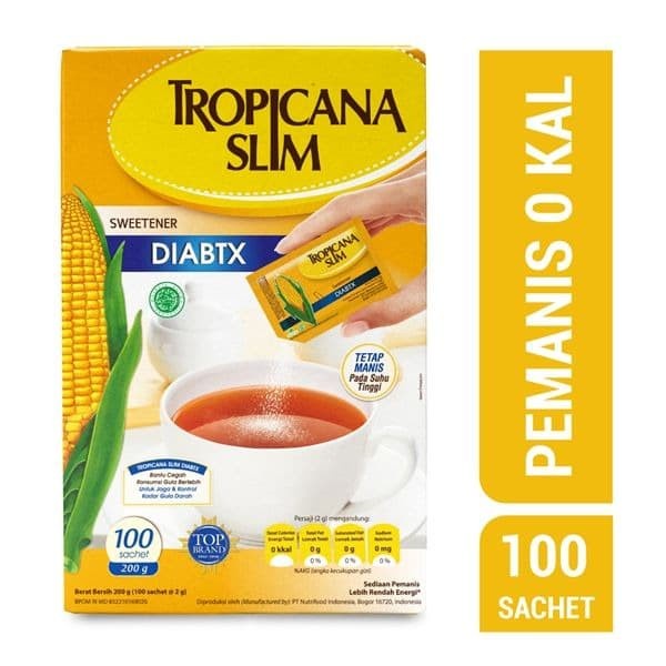 

Tropicana Slim Sweetener Gula [100 sachet]