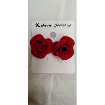 Anting Bunga Merah