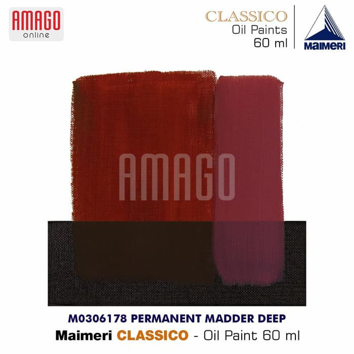 MAIMERI Classico - Oil Paint - Permanent Madder Deep - 60ml - M0306178