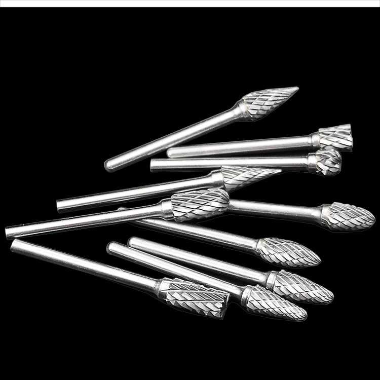 Mata Bor Tungsten Carbide Cone Spiral 1/8 Inch 10 PCS / Mata Bor Set Besi Pagoda Baja Kayu Beton Tuner Kaca Pahat 1 Set / Mata bor Mini Pelubang Kayu Hole Punch Drill / Mata Bor Plat Baja Kuningan Plastik Lengkap Multifungsi Ukir Kayu Murah