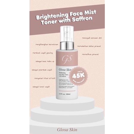 GLOSA SKIN*FACEMISTSAFRON